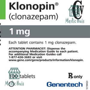 Klonopin 1mg (clonazepam) online kopen